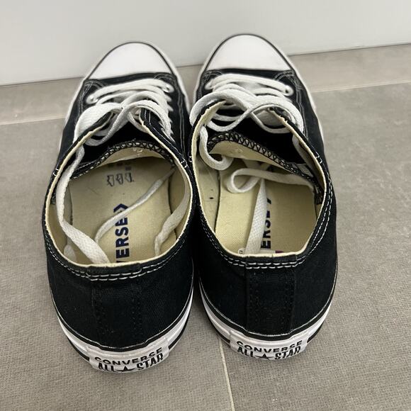 Converse Chuck Taylor All Star Mens 6/Womens 8 Black Low Top Casual Shoes - Picture 5 of 7